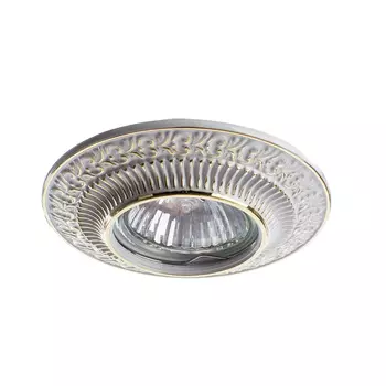 Встраиваемый светильник с узорами Occhio A5280PL-1WG Arte L