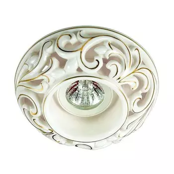 Встраиваемый светильник с узорами Ola 370195 Novotech