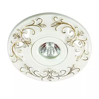 Встраиваемый светильник с узорами Ola 370201 Novotech