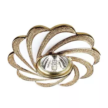 Встраиваемый светильник с узорами Pattern 370219 Novotech