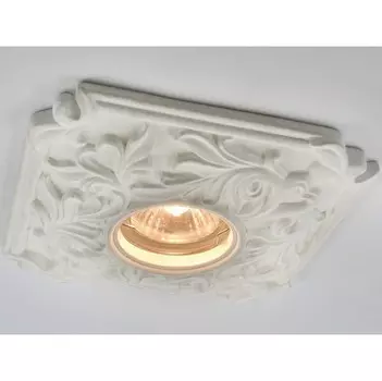 Встраиваемый светильник с узорами Plaster A5279PL-1WH Arte L