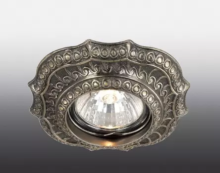 Встраиваемый светильник с узорами Vintage 369855 Novotech