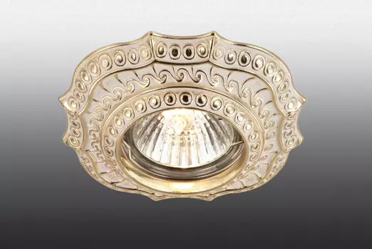 Встраиваемый светильник с узорами Vintage 369856 Novotech