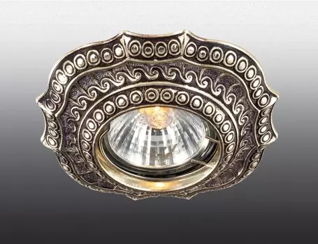 Встраиваемый светильник с узорами Vintage 369857 Novotech