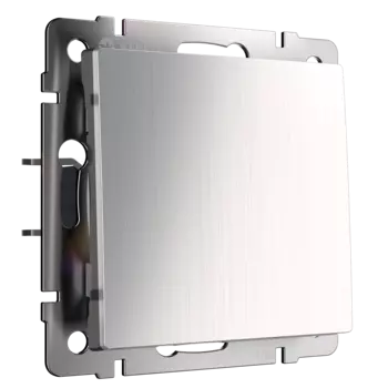 Выключатель Werkel Глянцевый никель WL02-SW-1G-2W / Выключатель однокл