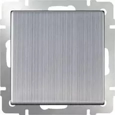 Выключатель Werkel Глянцевый никель WL02-SW-1G / Выключатель одноклавишный (глянцевый никель)