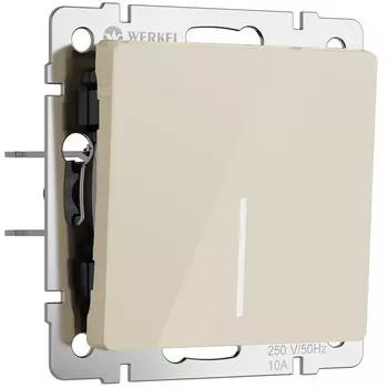 Выключатель Werkel W1112143/ Выключатель одноклавишный проходной с под