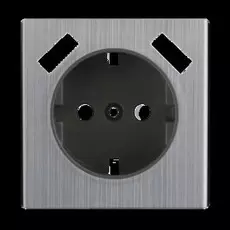Werkel Накладка Глянцевый никель WL02-USB-CP/ Накладка для USB розетки (глянцевый никель)