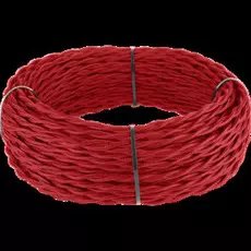 Werkel Ретро кабель витой 2х1,5 (красный) под заказ