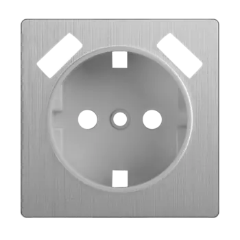 Werkel Серебряный рифленый WL09-USB-CP/ Накладка для розетки USB (cеребряный рифленый)