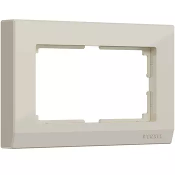 Werkel WL04-Frame-01-DBL-ivory/ Рамка для двойной розетки (слоновая ко