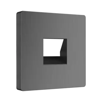 Werkel WL04-RJ-11-CP/ Накладка для телефонной розетки RJ11 (графит риф