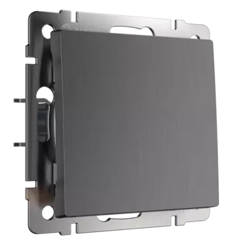 Werkel WL04-SW-1G/ Выключатель одноклавишный (графит рифленый)