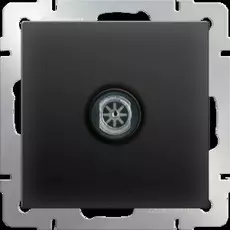 Werkel WL08-TV/ ТВ-розетка оконечная (черный матовый)