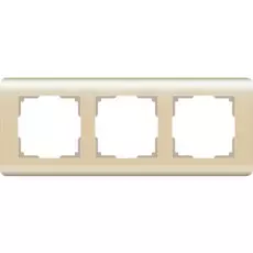 Werkel WL12-Frame-03 / Рамка на 3 поста (шампань)