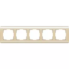 Werkel WL12-Frame-05/ Рамка на 5 постов (шампань)