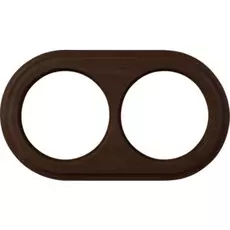 Werkel WL15-frame-02 / Рамка на 2 поста (венге)