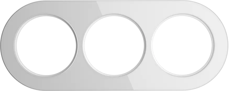 Werkel WL21-frame-03/ Рамка на 3 поста (Белый)