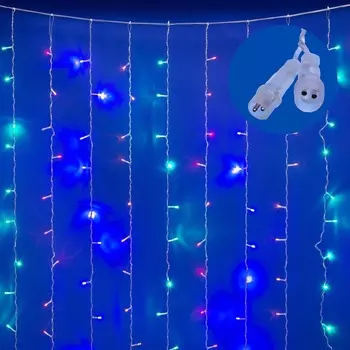 Занавес светодиодный с эффектом мерцания, 3х2м Uniel ULD-C3020-240/TTK