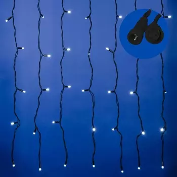 Занавес светодиодный с эффектом мерцания, 3х2м Uniel ULD-C3020-384/TBK