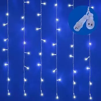 Занавес светодиодный с эффектом мерцания, 6х3м Uniel ULD-C6030-450/TTK