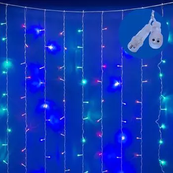 Занавес светодиодный со статическим свечением, 3х2м Uniel ULD-C3020-24