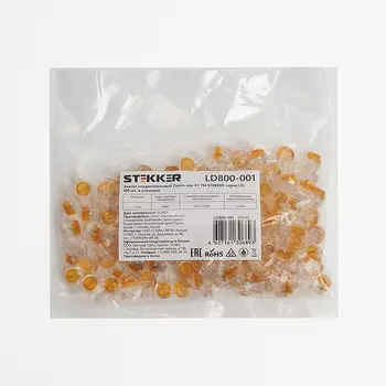 Зажим соединительный Скотч-лок K1, 0,4-0,7мм2 (1,52mm) Stekker LD800-0