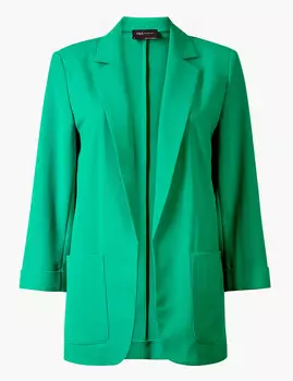 Блейзер женский без застежки с глубокими карманами