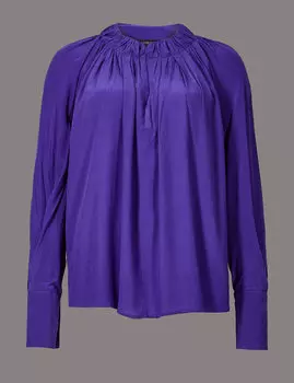 Блуза с длинным рукавом