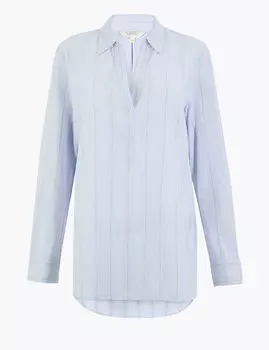 Блузка с жаккардовым рисунком