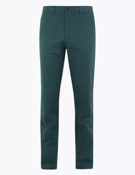 Брюки чинос хлопковые стандартного кроя с завышенной посадкой