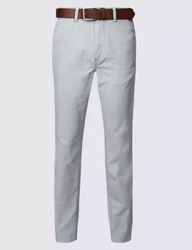 Брюки чинос мужские с поясом