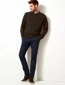 Брюки чинос узкого кроя