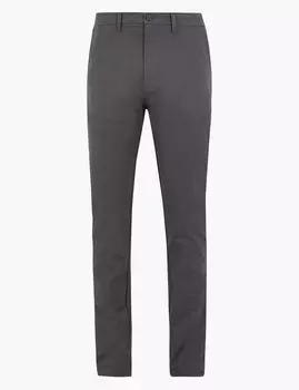 Брюки чинос узкого кроя из чистого хлопка