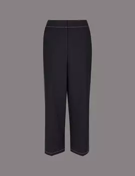 Брюки широкие укороченные