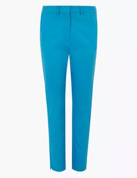 Брюки слим грейзеры до лодыжки