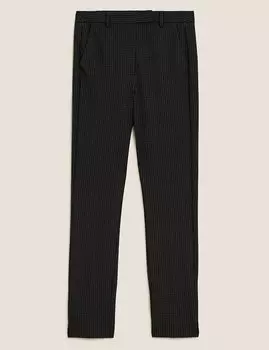 Брюки слим Mia до щиколотки в горошек