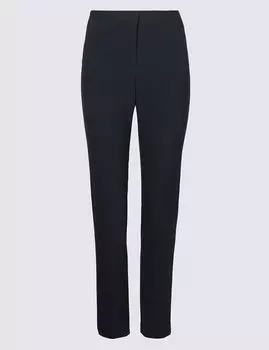 Брюки слим со средней посадкой по линии талии