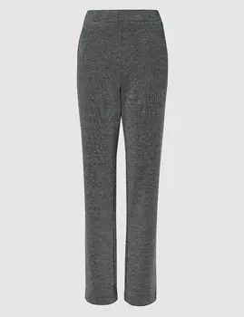 Брюки текстурированные прямого кроя