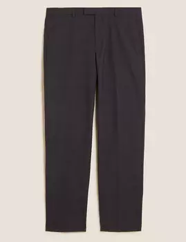 Брюки в клетку стандартного кроя