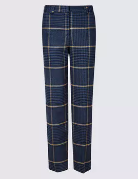 Брюки в крупную клетку