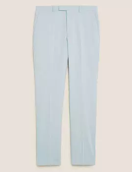 Брюки зауженного кроя с эластичными вставками