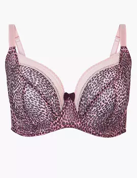 Бюстгальтер-балконет Juliet с принтом животных