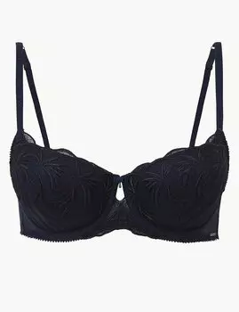 Бюстгальтер балконет, кружевной