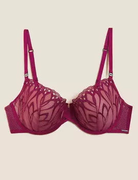 Бюстгальтер-балконет с вышивкой Nouveau и чашкой A-E