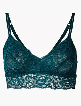 Бюстгальтер-бралет кружевной без косточек