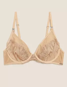 Бюстгальтер-планж с вышивкой Nouveau и чашкой A-E