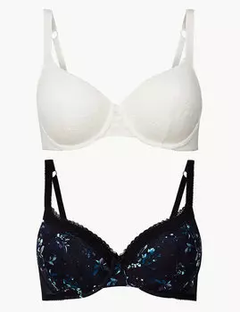 Бюстгальтер с полноразмерной чашечкой (2 пары)