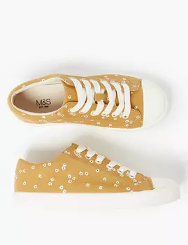 Детские кеды в цветочек