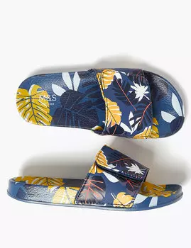 Детские сандалии с тропическим принтом